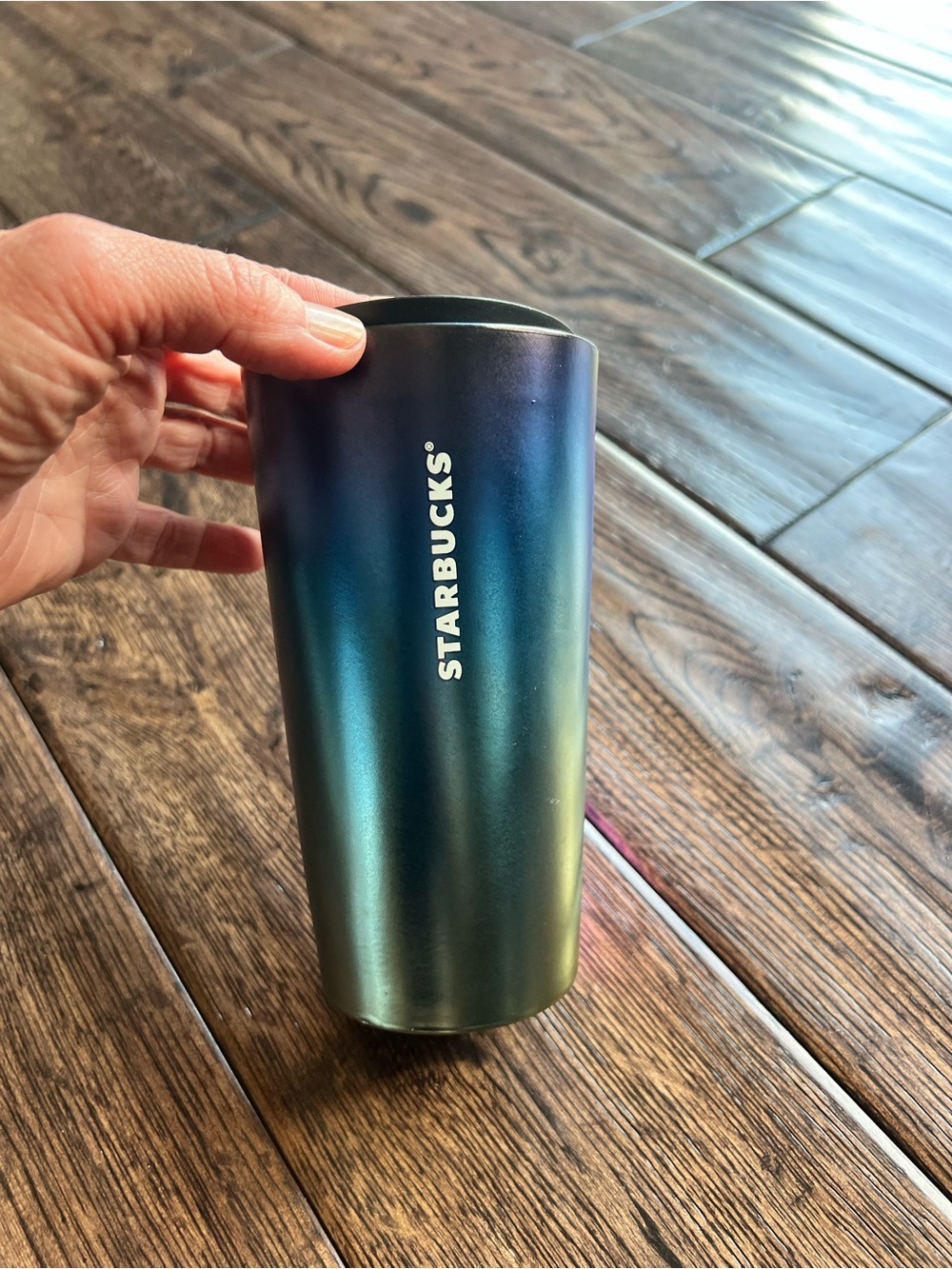 Starbucks Iridescent Stainless Travel Tumbler
